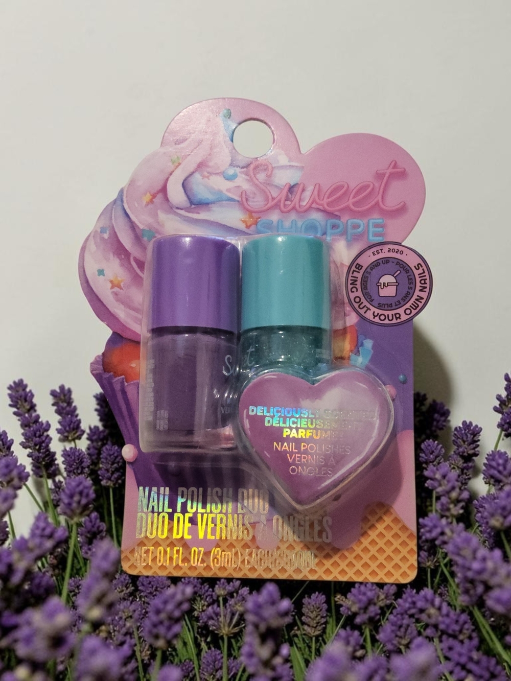 Lavender & Teal Nail Polish Duo